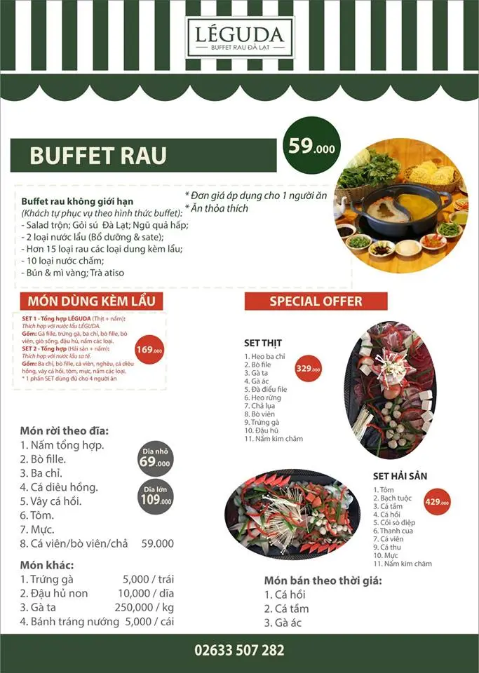 Kh&aacute;m ph&aacute; thi&ecirc;n đường rau sạch ở nh&agrave; h&agrave;ng buffet rau LEGUDA Đ&agrave; Lạt 7