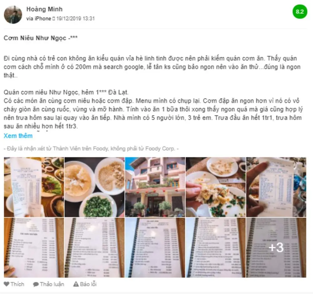Qu&aacute;n cơm ni&ecirc;u Như Ngọc &ndash; Tinh hoa của văn h&oacute;a ẩm thực Việt 14