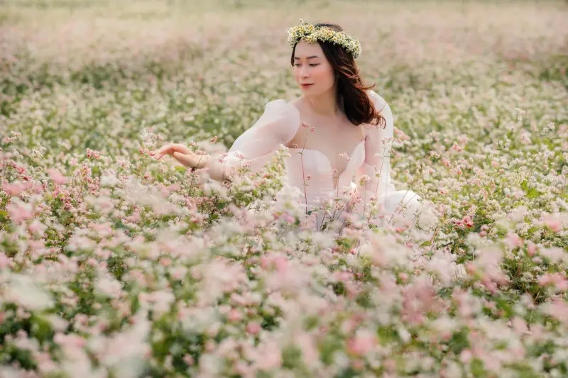 Lạc lối giữa vườn hoa tam gi&aacute;c mạch Đ&agrave; Lạt đẹp m&ecirc; hồn 5