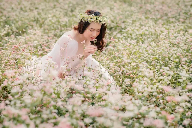 Lạc lối giữa vườn hoa tam gi&aacute;c mạch Đ&agrave; Lạt đẹp m&ecirc; hồn 9