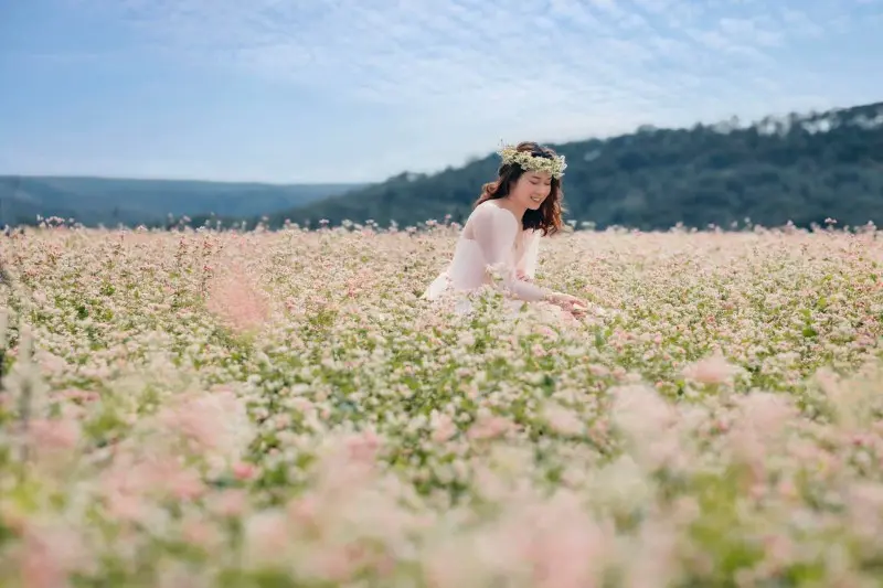 Lạc lối giữa vườn hoa tam gi&aacute;c mạch Đ&agrave; Lạt đẹp m&ecirc; hồn 8