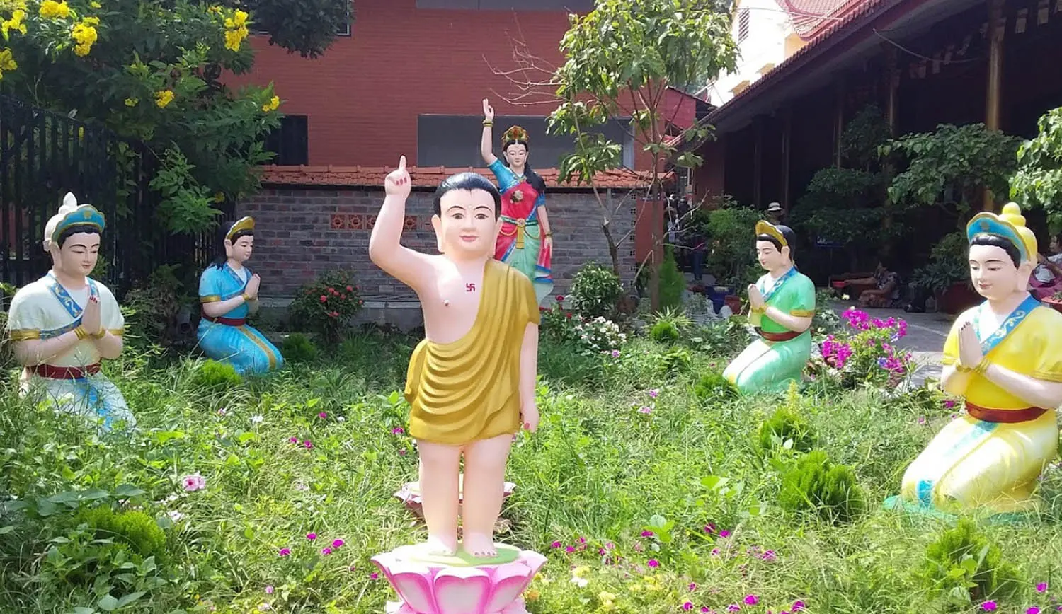 Ch&ugrave;a B&aacute;nh X&egrave;o (Thiền viện Đ&ocirc;ng Lai), ng&ocirc;i ch&ugrave;a độc đ&aacute;o giữa thất n&uacute;i An Giang 5