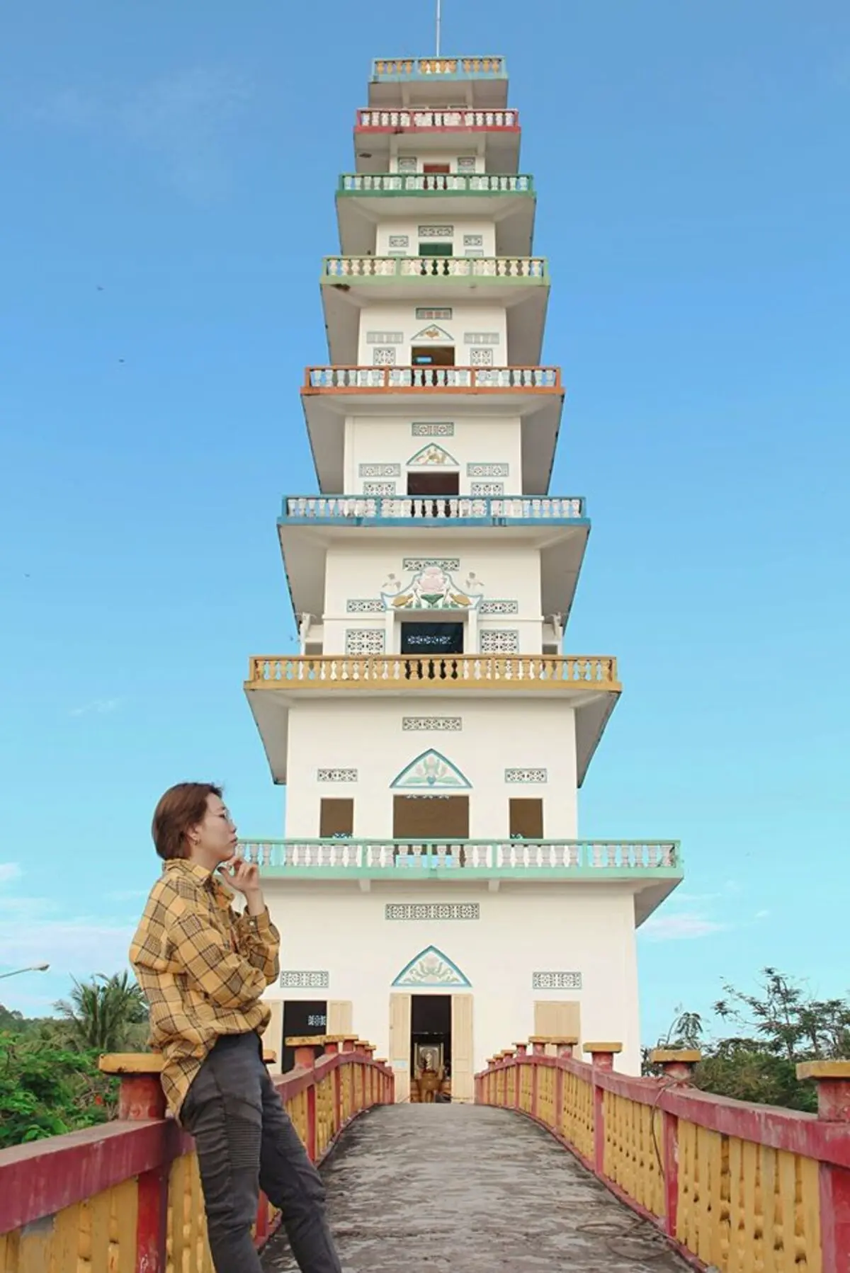 Cửu Tr&ugrave;ng Đ&agrave;i Tịnh Bi&ecirc;n, địa điểm sống ảo độc lạ tại An Giang 9