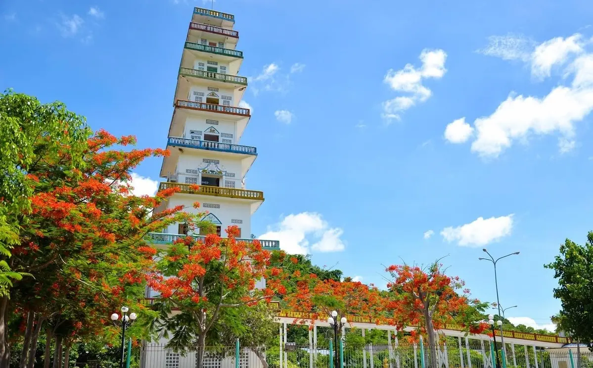 Cửu Tr&ugrave;ng Đ&agrave;i Tịnh Bi&ecirc;n, địa điểm sống ảo độc lạ tại An Giang 3
