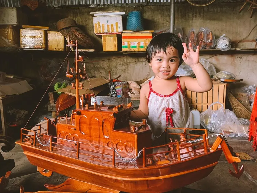 Kh&aacute;m ph&aacute; nghề đ&oacute;ng xuồng ghe mini của anh Ch&iacute;n Mỏng ở Long Xuy&ecirc;n 9
