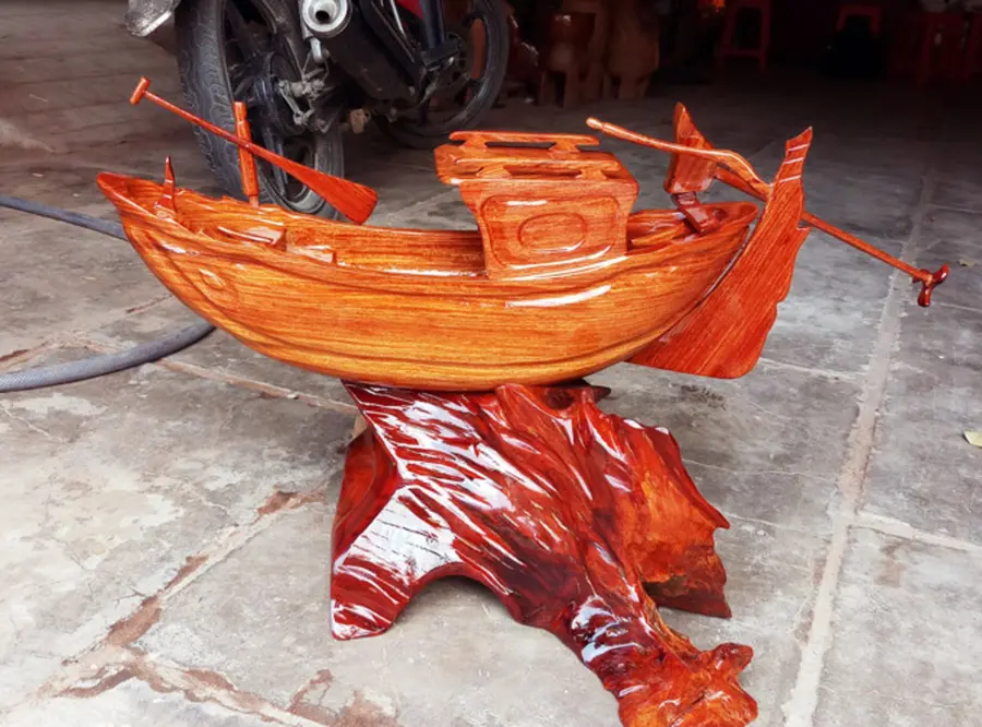 Kh&aacute;m ph&aacute; nghề đ&oacute;ng xuồng ghe mini của anh Ch&iacute;n Mỏng ở Long Xuy&ecirc;n 8