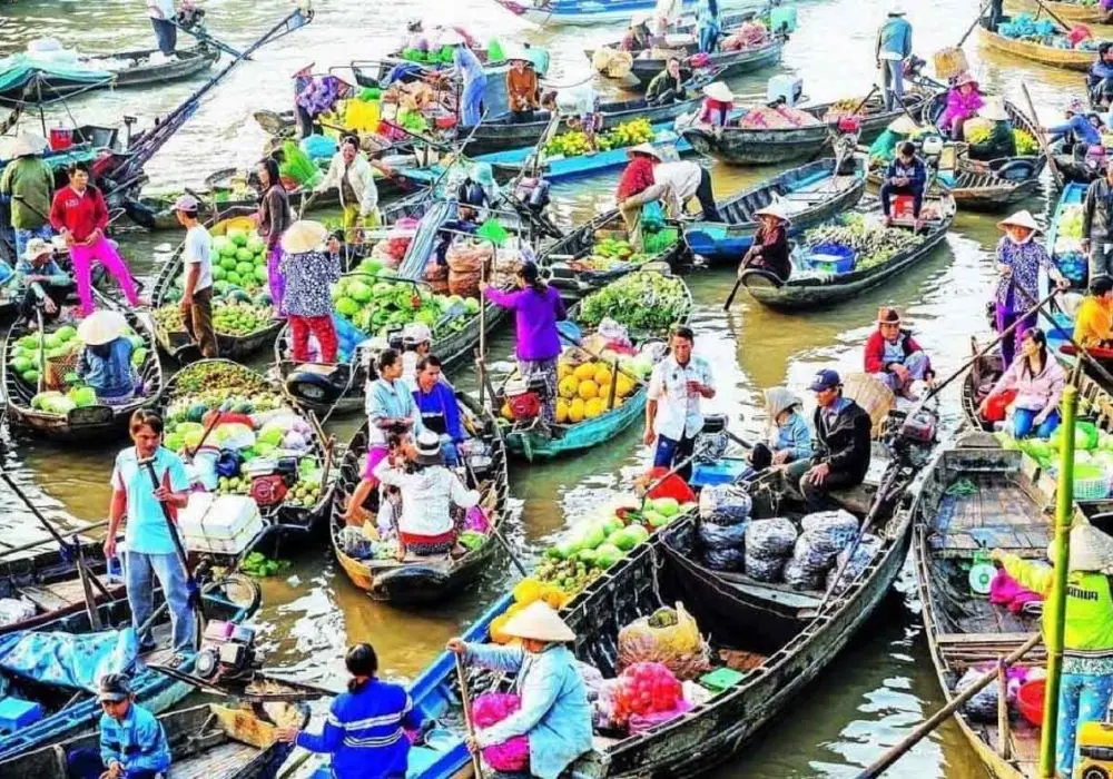 L&ecirc;nh đ&ecirc;nh Chợ nổi Long Xuy&ecirc;n v&agrave; những trải nghiệm mua sắm th&uacute; vị 4