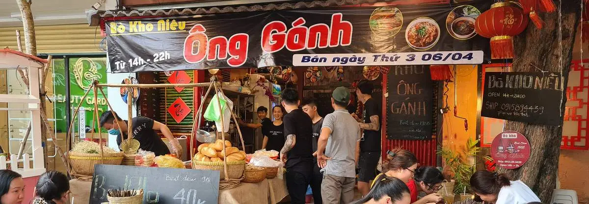 Bò kho niêu Ông Gánh và hương vị gia truyền khó quên