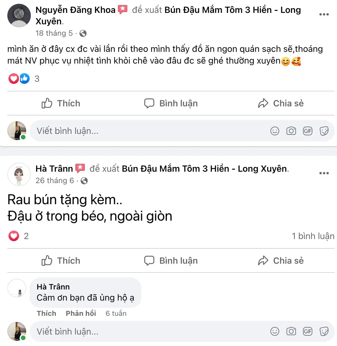 B&uacute;n đậu mắm t&ocirc;m 3 Hiền, m&ecirc; mẩn với hương vị đ&uacute;ng chuẩn miền Bắc 11