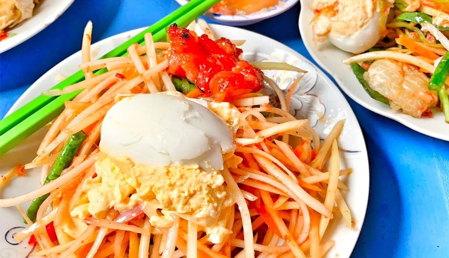 Đu đủ đ&acirc;m Ri Na, qu&aacute;n ngon phục vụ đặc sản An Giang vạn người m&ecirc; 3