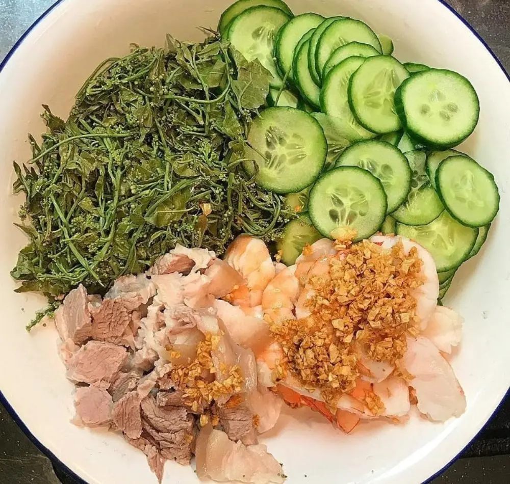 Gỏi sầu đâu An Giang, vị đắng độc đáo miền sông nước 4