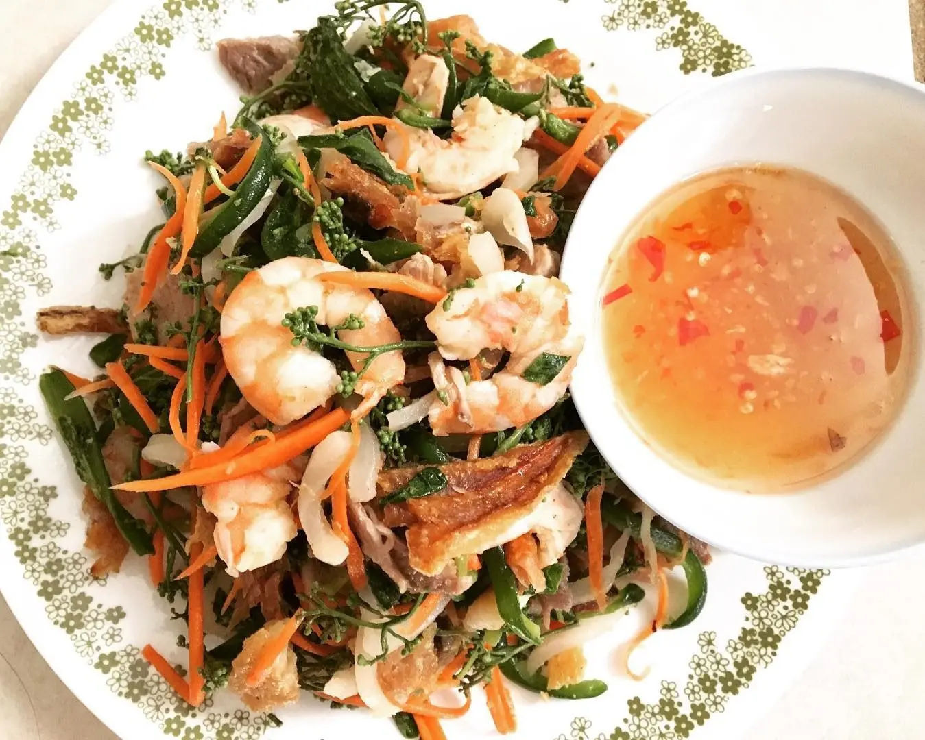 Gỏi sầu đâu An Giang, vị đắng độc đáo miền sông nước