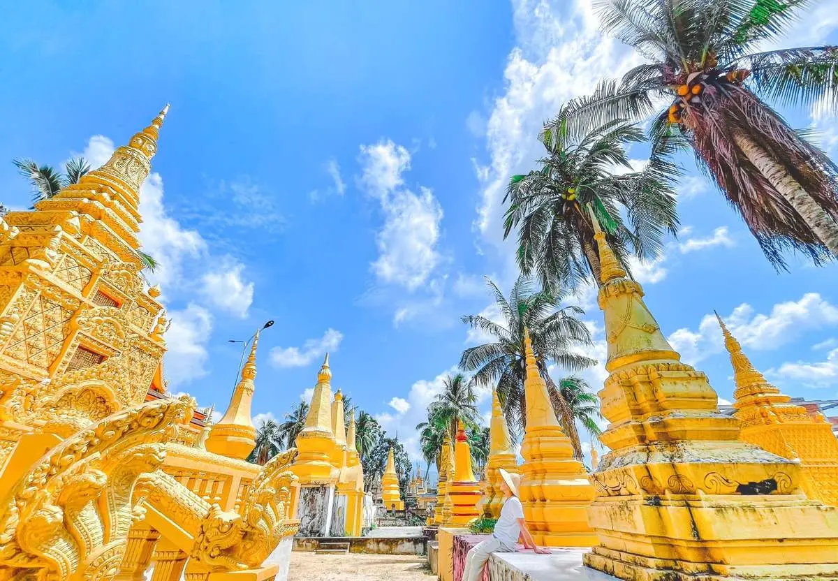 Chùa Prey Veng An Giang, không gian Phật giáo ấn tượng