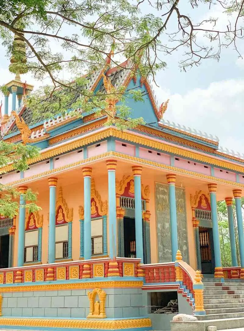 Vãn cảnh Chùa Krăng Krốch, không gian ấn tượng giữa vùng Tri Tôn 3