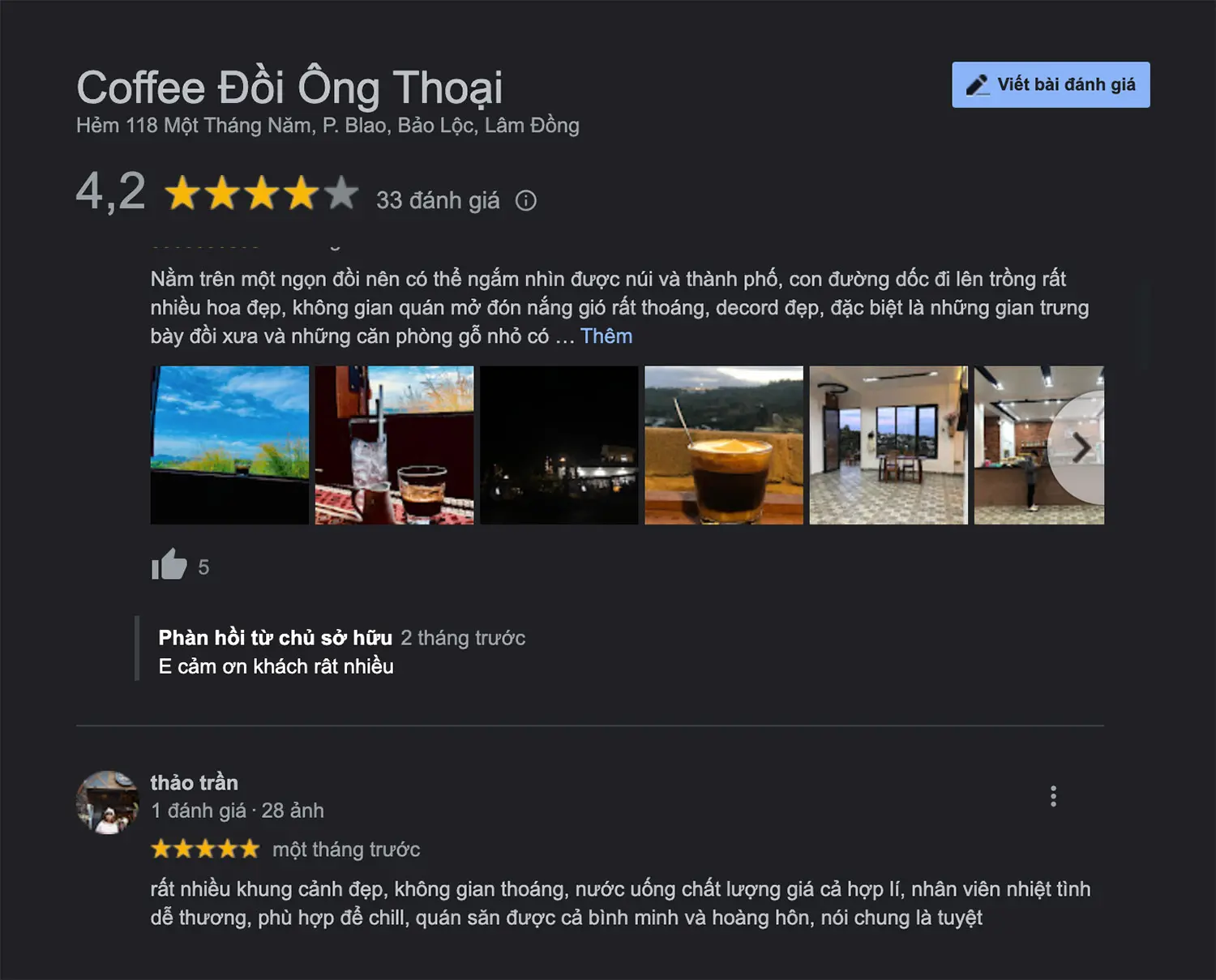 Đắm m&igrave;nh v&agrave;o thi&ecirc;n nhi&ecirc;n Bảo Lộc tại Cafe Đồi &Ocirc;ng Thoại 14