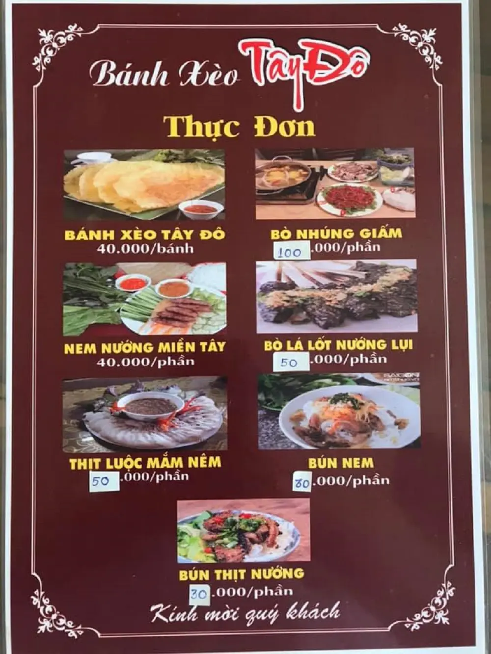 Lưu ngay qu&aacute;n B&aacute;nh x&egrave;o T&acirc;y Đ&ocirc; ngon nức tiếng Bảo Lộc 3