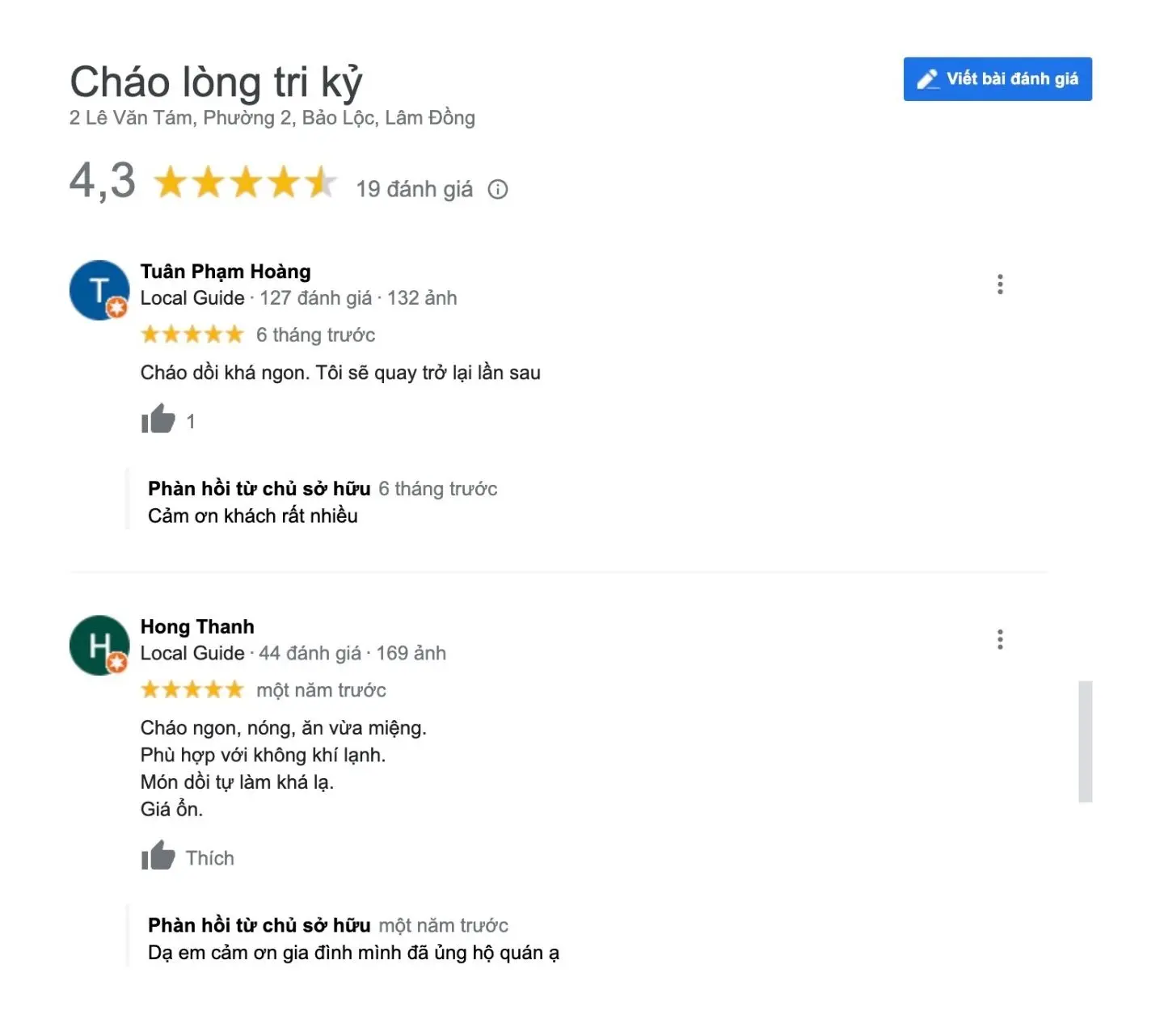 Thơm ngon hương vị Cháo lòng Tri Kỷ đã thử một lần liền nhớ mãi 10