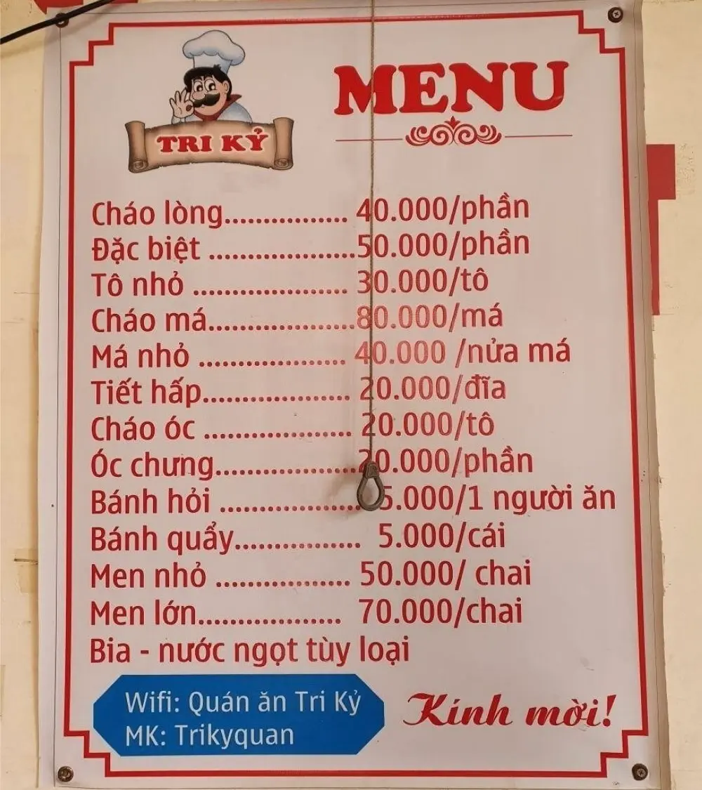 Thơm ngon hương vị Cháo lòng Tri Kỷ đã thử một lần liền nhớ mãi 4