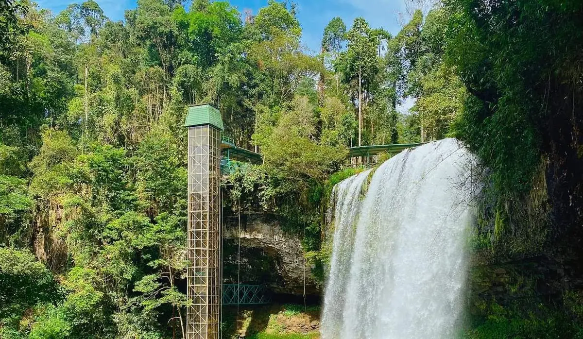 Tìm về Thác Dambri, không gian hoang dã giữa núi rừng Bảo Lộc