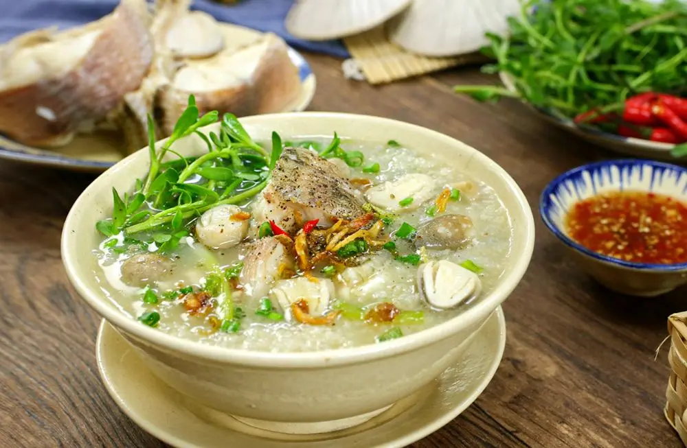 Cháo cá lóc rau đắng Bến Tre, món ngon miền quê sông nước