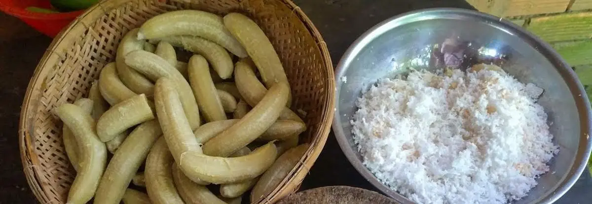 Chuối quết dừa Bến Tre, món ăn tuổi thơ mộc mạc nhưng vô cùng đặc biệt