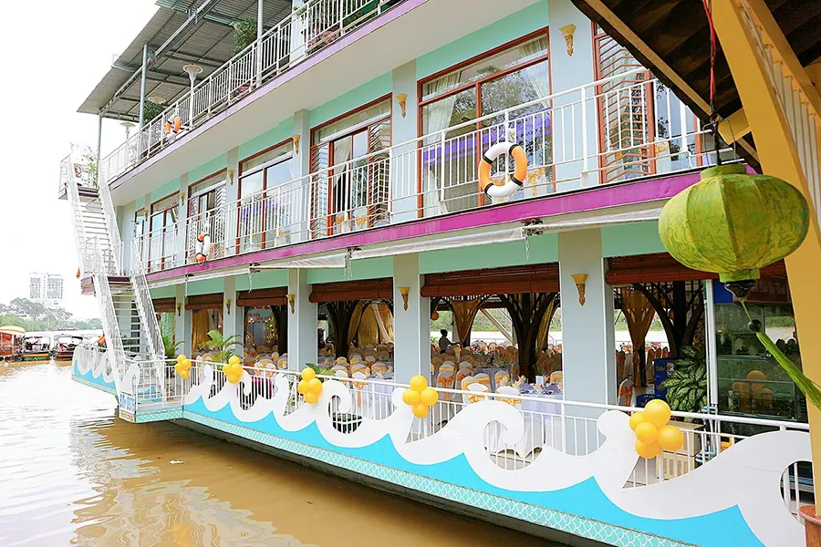 Gh&eacute; Nh&agrave; h&agrave;ng nổi TTC Bến Tre thưởng thức menu đặc sản hấp dẫn 7