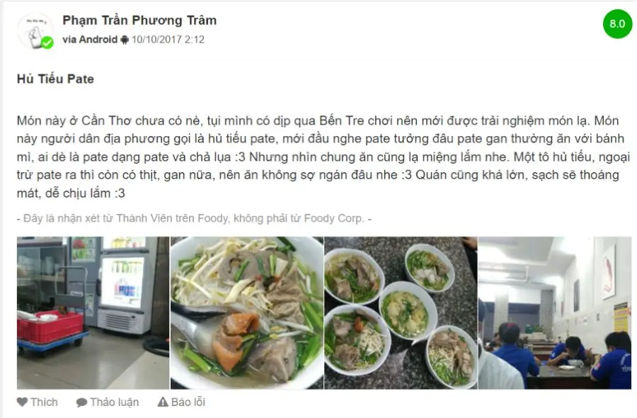 Hủ Tiếu Pate độc lạ, ngon ngất ng&acirc;y tại xứ sở dừa 6