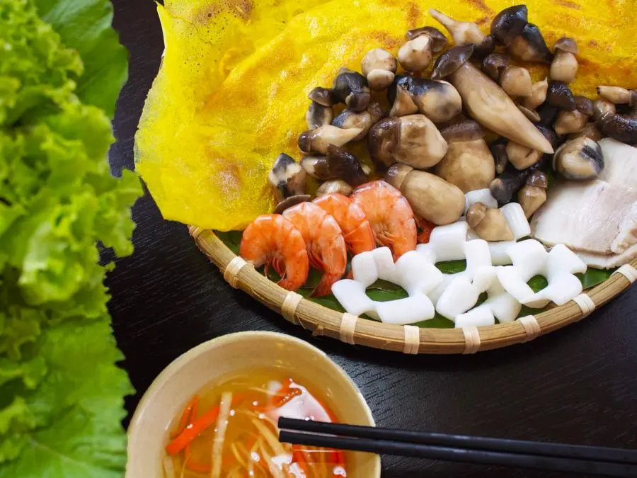 Thưởng thức bánh xèo nấm mối Bến Tre ngon có tiếng tại xứ dừa 2