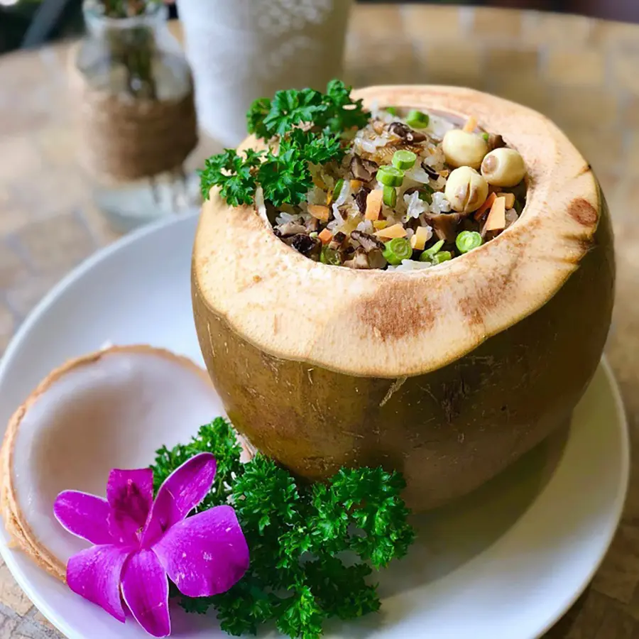 Thưởng thức cơm dừa Bến Tre, món ăn dân dã với hương vị ngon mê ly 7