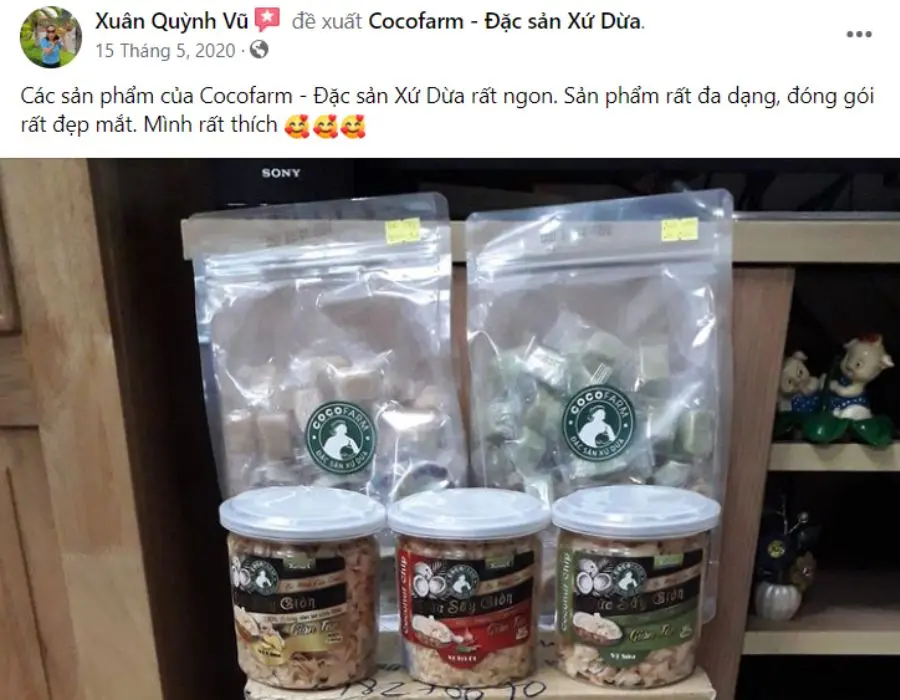 T&igrave;m hiểu Cocofarm Store với loạt sản phẩm kẹo dừa ngon ngọt 7