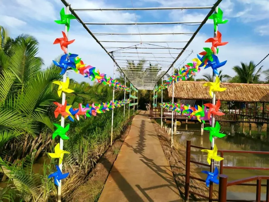 Hướng dẫn đường đến khu du lịch sinh th&aacute;i Ch&iacute;n S&ocirc;ng Bến Tre 5