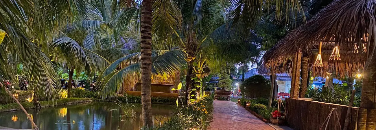 Hướng dẫn đường đến làng sinh thái ẩm thực Quê Dừa Bến Tre chi tiết nhất