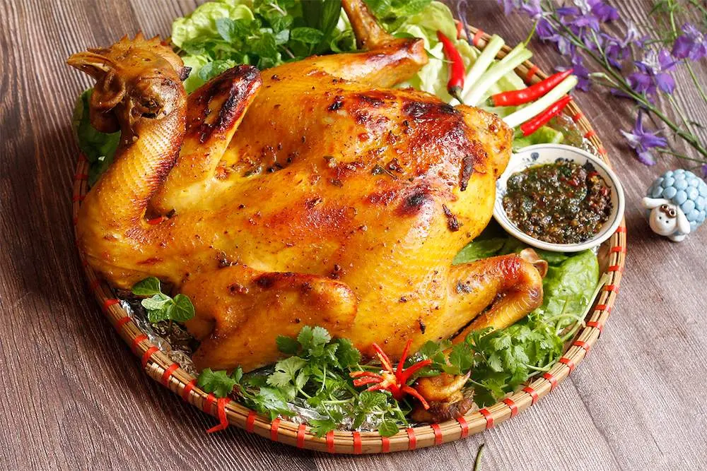 Ăn ngay gà nướng sầu riêng thơm phức khi đến du lịch Bình Dương