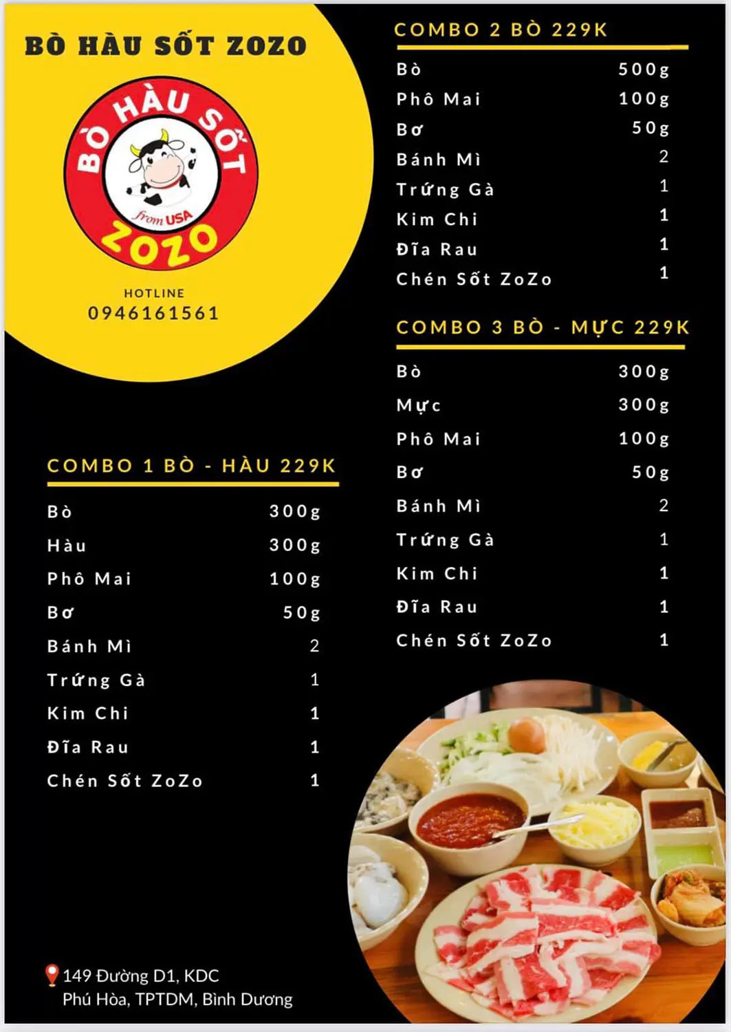 Đến ngay B&ograve; H&agrave;u Sốt Zozo thưởng thức thịt b&ograve; hảo hạng 9