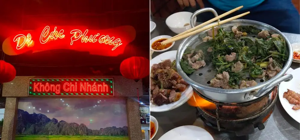 Gh&eacute; Nh&agrave; h&agrave;ng d&ecirc; C&uacute;c Phương thưởng thức đặc sản Ninh B&igrave;nh hấp dẫn 2