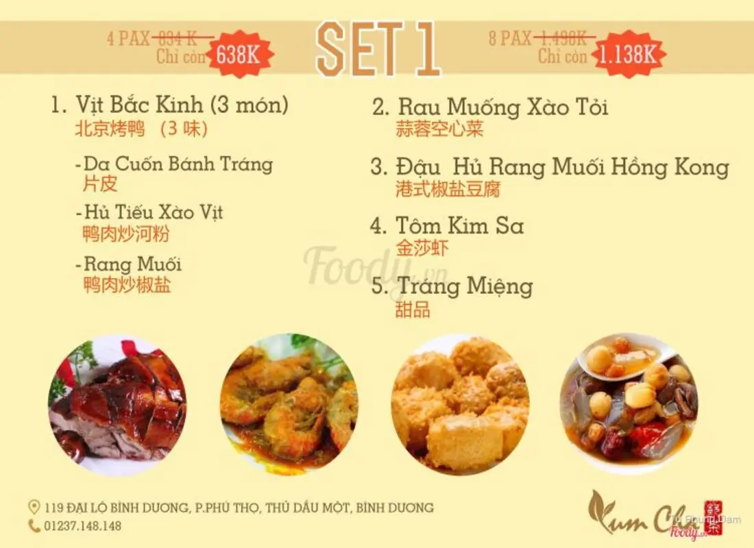 Nh&agrave; h&agrave;ng Yum Cha &ndash; Thi&ecirc;n đường m&oacute;n Trung Hoa tại B&igrave;nh Dương 3