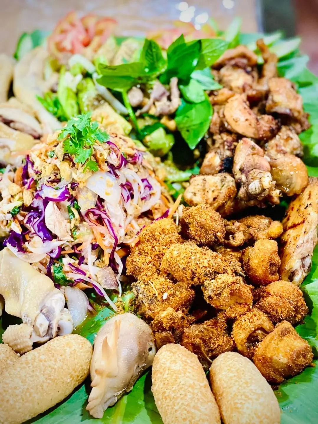 Thử ngay g&agrave; quay x&ocirc;i phồng B&igrave;nh Dương thơm ngon nức nở 4