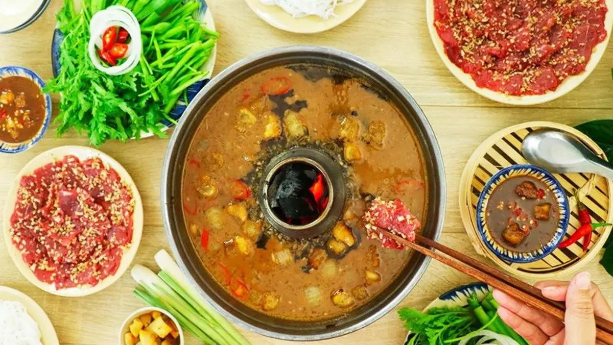 Thưởng thức B&ograve; nh&uacute;ng mắm ruốc, đặc sản trứ danh ngon đậm đ&agrave; 3