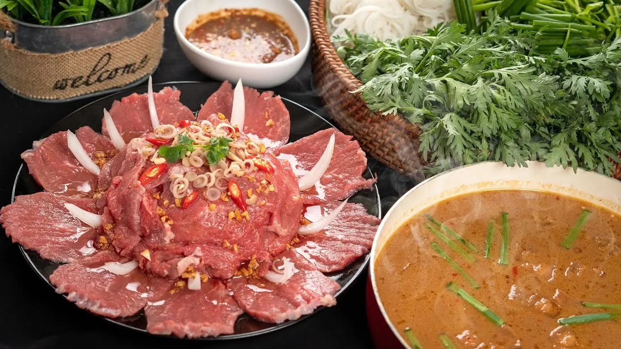 Thưởng thức B&ograve; nh&uacute;ng mắm ruốc, đặc sản trứ danh ngon đậm đ&agrave; 6