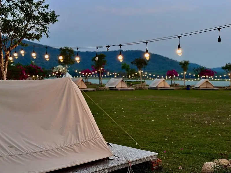 Bằng Lăng Glamping, chốn d&atilde; ngoại cực chill b&ecirc;n hồ Dầu Tiếng 9