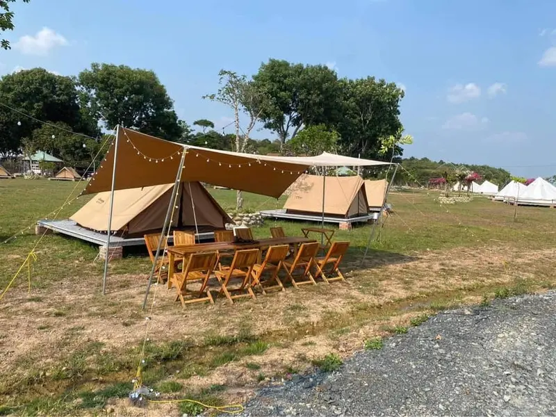 Bằng Lăng Glamping, chốn d&atilde; ngoại cực chill b&ecirc;n hồ Dầu Tiếng 6