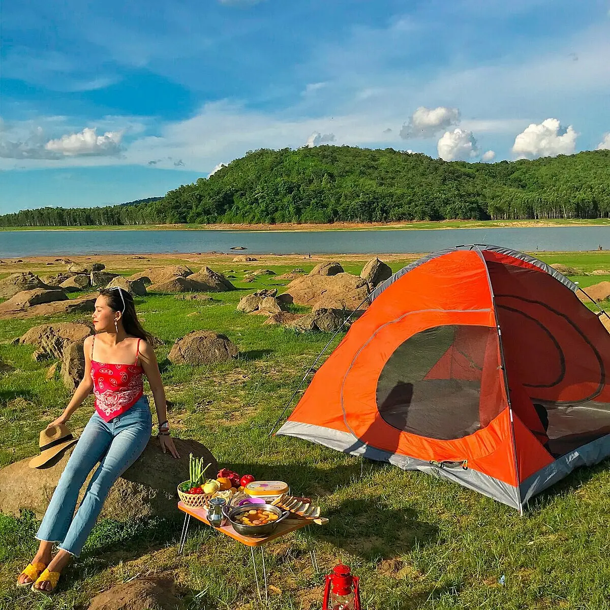 Cắm trại Hồ Dầu Tiếng, địa điểm cực chill b&ecirc;n cạnh S&agrave;i G&ograve;n 4