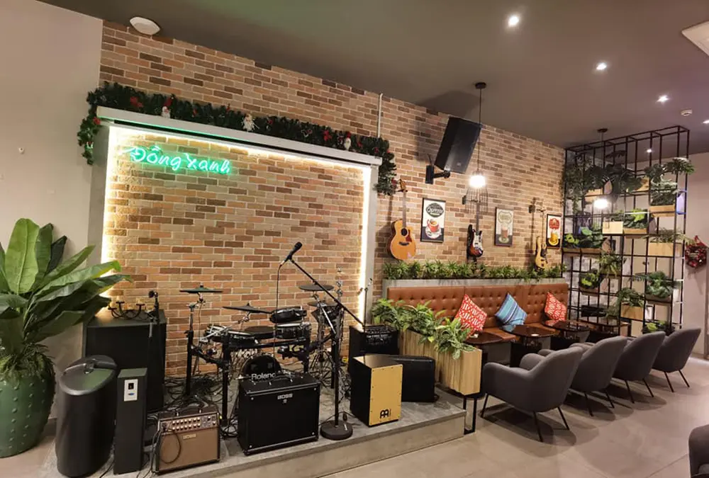 Gh&eacute; Đồng Xanh Cafe thưởng thức kh&ocirc;ng gian s&acirc;n vườn đẹp nhất B&igrave;nh Phước 3