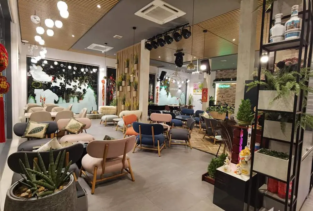 Gh&eacute; Đồng Xanh Cafe thưởng thức kh&ocirc;ng gian s&acirc;n vườn đẹp nhất B&igrave;nh Phước 6