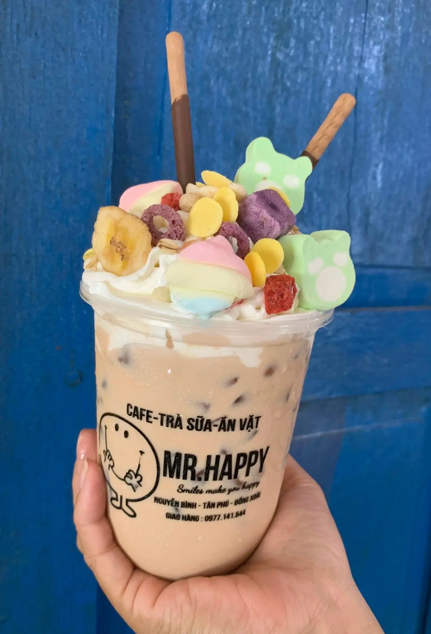 Thưởng thức Tr&agrave; sữa Mr.Happy để cảm nhận hương vị vui tươi của ng&agrave;y h&egrave; 9