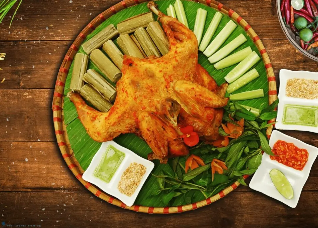 Thưởng thức G&agrave; nướng Bản Đ&ocirc;n DakLak b&ecirc;n bếp lửa 8