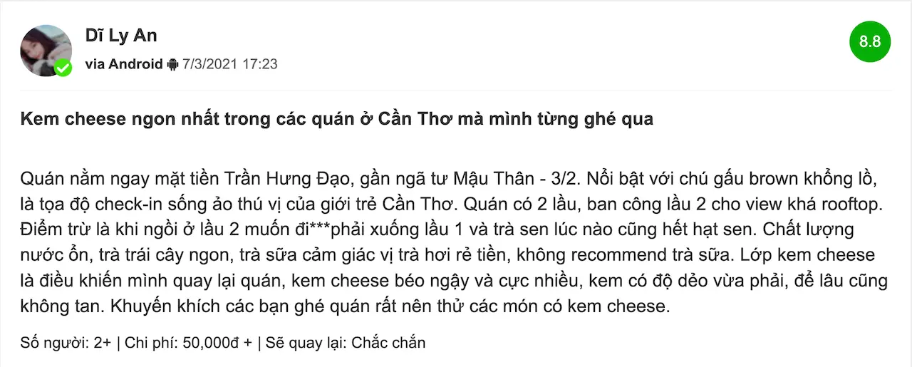 Tận hưởng kh&ocirc;ng gian xanh với vẻ đẹp hiện đại tại Qu&aacute;n The Kantho Coffee 21