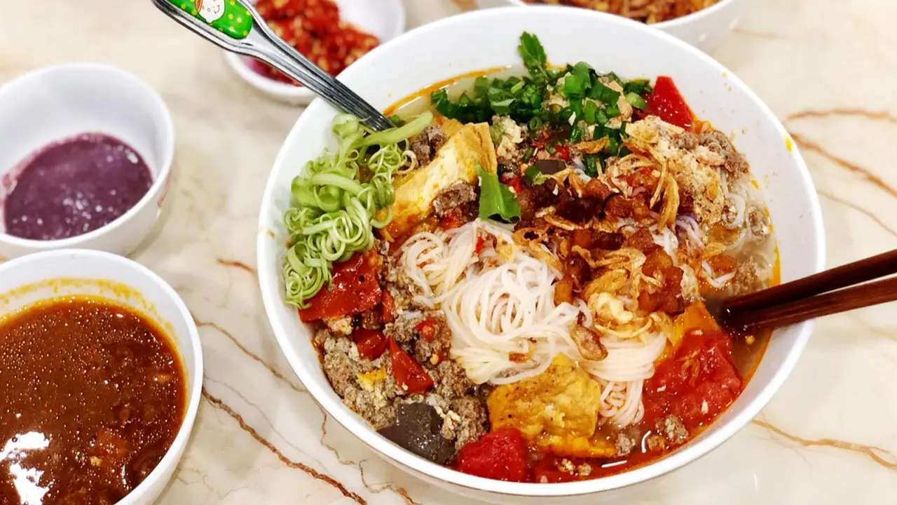 Thổn thức ho&agrave;i hương vị B&uacute;n t&ocirc;m kh&ocirc; C&aacute;i Răng 5