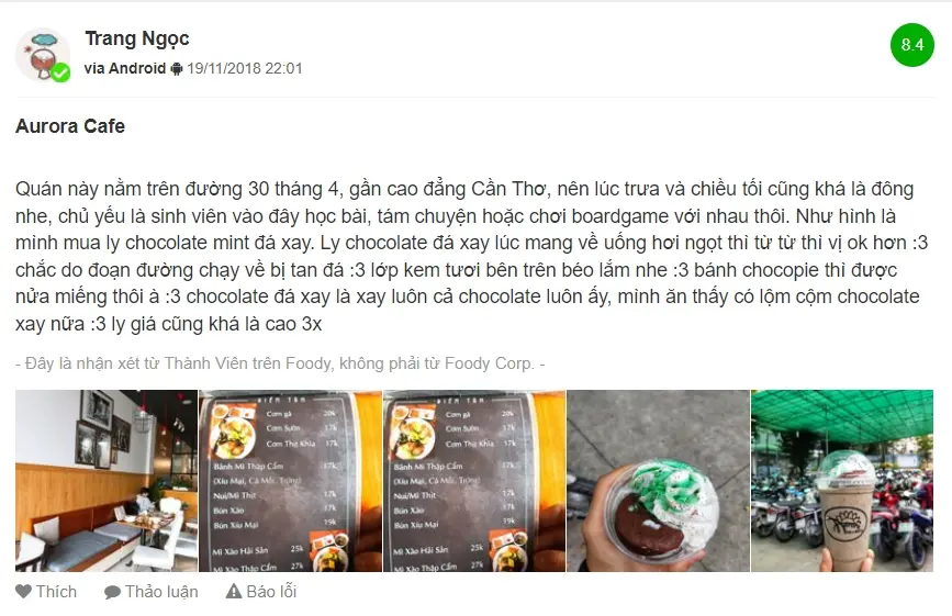 Thong thả chạy deadline trong kh&ocirc;ng gian y&ecirc;n tĩnh tại Aurora Coffee Cần Thơ 12