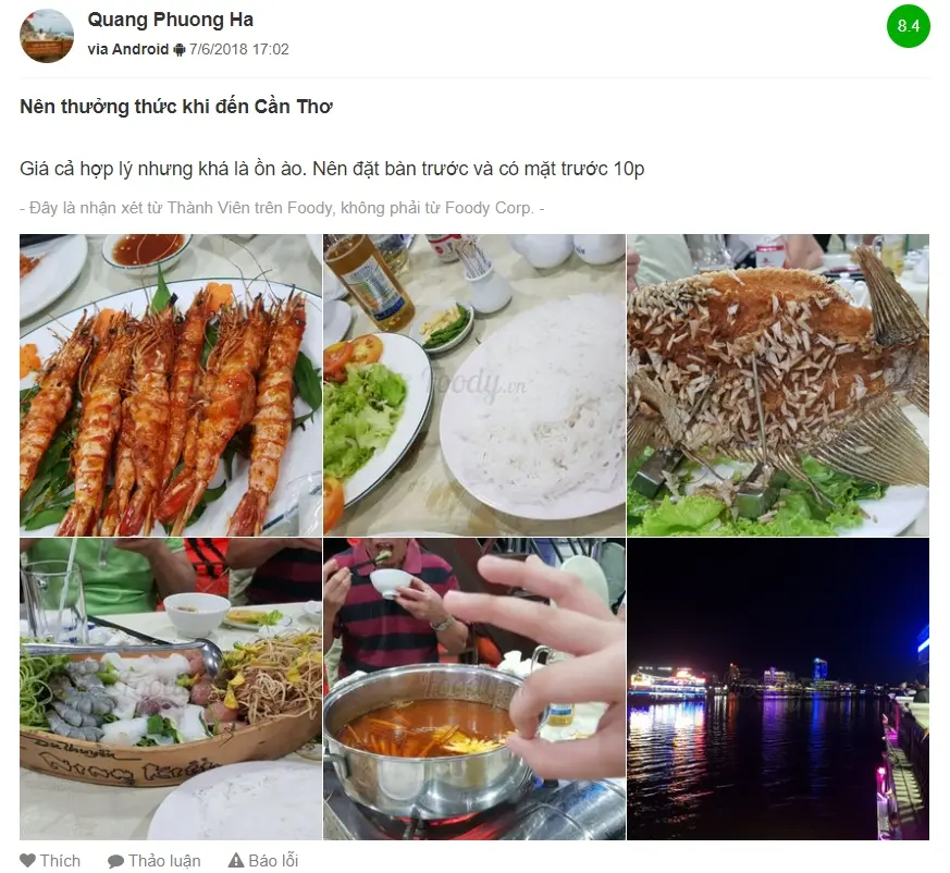 Thưởng thức ẩm thực đẳng cấp tr&ecirc;n du thuyền Cần Thơ 13